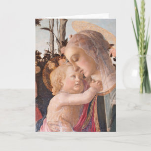 Carte La Vierge et l'enfant d'Alessandro Botticelli