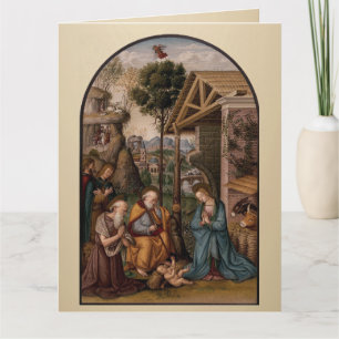 Carte La Vierge Marie et l'Enfant Jésus Vœux de Noël
