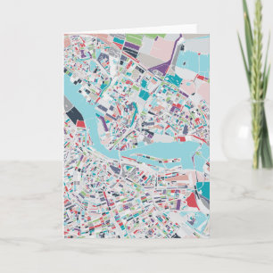 Carte La ville d'Amsterdam