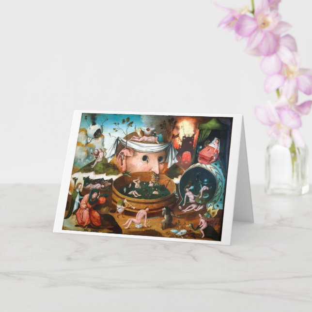 Carte La vision de Tondal | Hieronymus Bosch | (Orchidée)