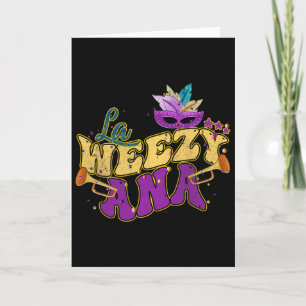 Carte La Weezy Ana Groovy Mardi Gras Louisiane Hommes Fe