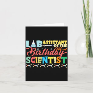 Carte Labo Instantané de l'Anniversaire du Scientifique