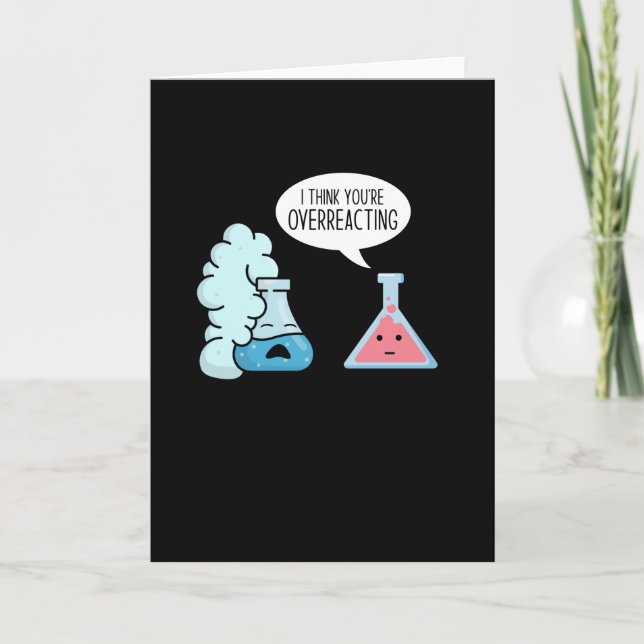 Carte Laboratoire de chimie de la réaction chimique (Devant)