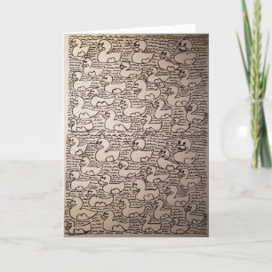 Carte Laboratoire de Little Corey Répéter Motif Annivers