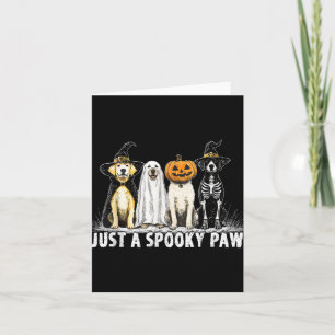Carte Laboratoire D'Halloween De Retriever De Paw Labrad