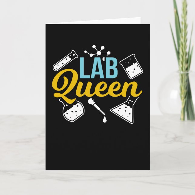 Carte Laboratoire Queen Laboratoire de lutherie Scientif (Devant)
