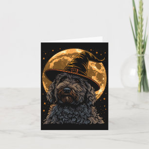 Carte Labradoodle Halloween Chien Drôle Mignon Doodle Ma