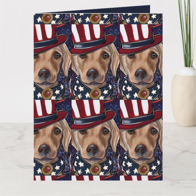 CARTE LABRADOR RETRIEVER (Devant)