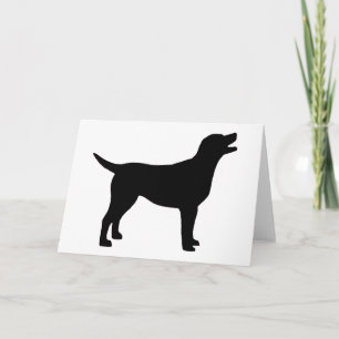 Carte Labrador Retriever (noir)