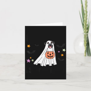 Carte Labrador Retriever Noir est Boo Dog Halloween