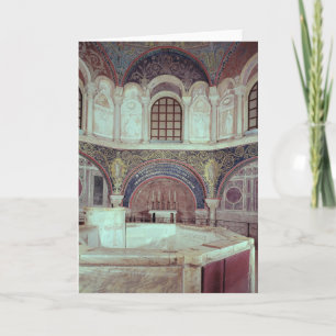 Carte L'abside avec la police baptismale