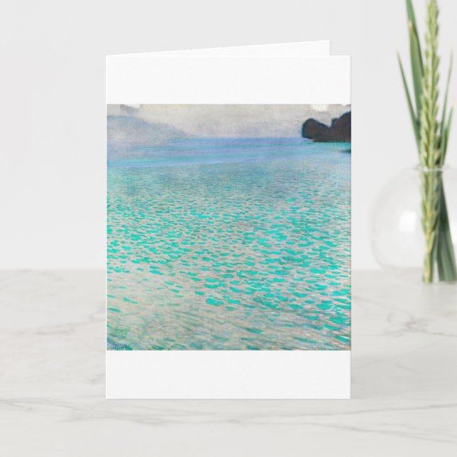 Carte Lac Atter, Gustav Klimt (Devant)