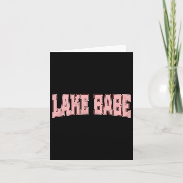 Carte Lac Babe Life Vacances été Plage (Devant)