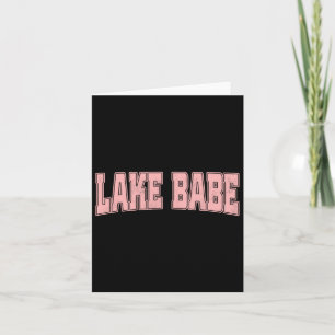 Carte Lac Babe Life Vacances été Plage