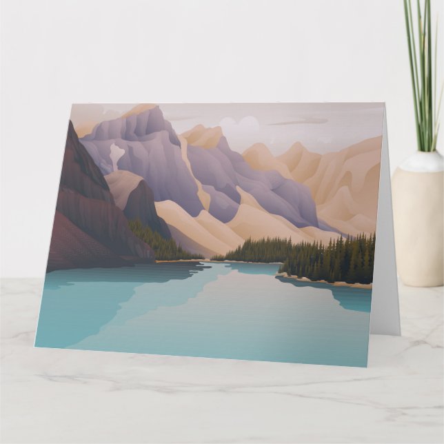 Carte Lac bleu (Devant)