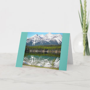 Carte Lac de Banff, Canada
