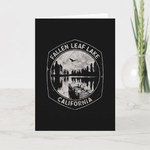 Carte Lac de Fallen Leaf Californie Extérieur Vacances V