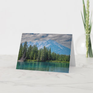 Carte Lac et montagne à Banff, Canada
