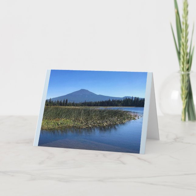 Carte Lac Hosmer en été, OU (Devant)