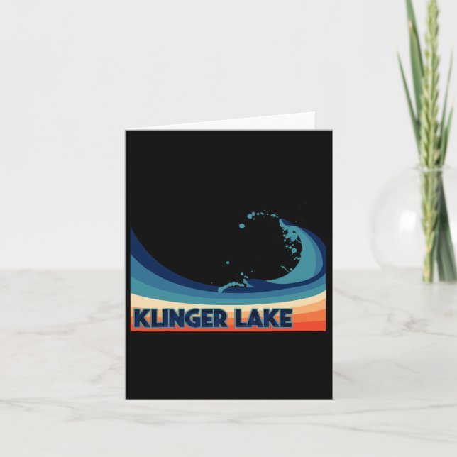 Carte Lac Klinger  (Devant)