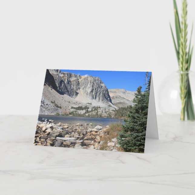 Carte Lac Marie Snowy Range Toutes les occasions (Devant)