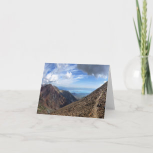 Carte Lac Mono du col Koip Peak - Sierra