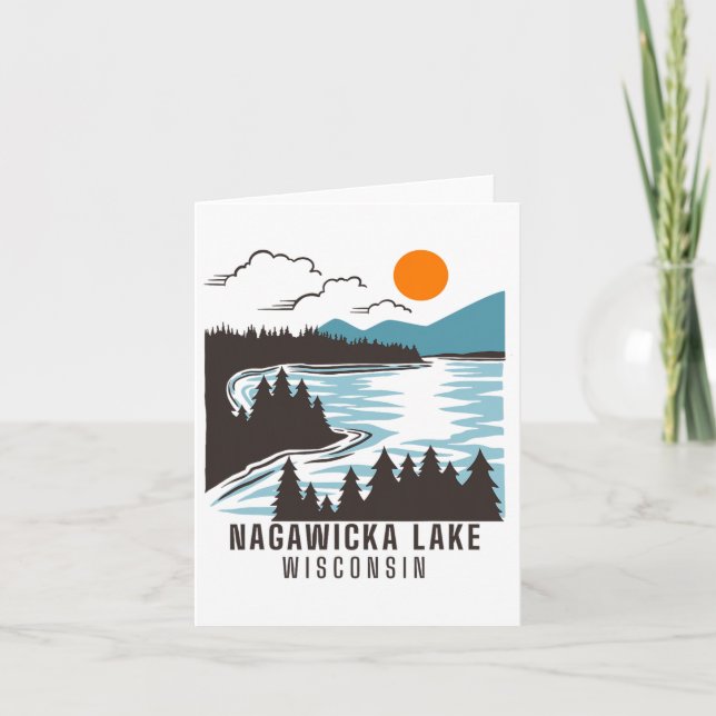 Carte Lac Nagawicka (Devant)