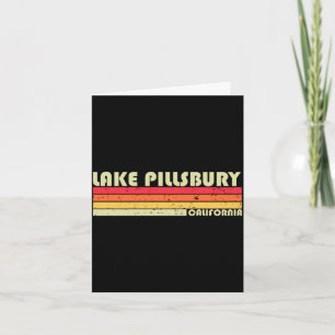 Carte Lac pillsbury californie pêche drôle camping