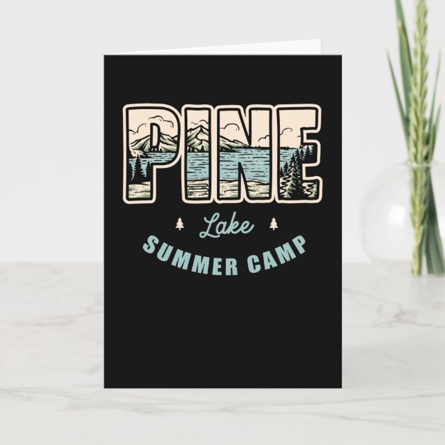 Carte Lac Pine (Devant)