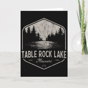 Carte Lac Table Rock Missouri Extérieur Vintage