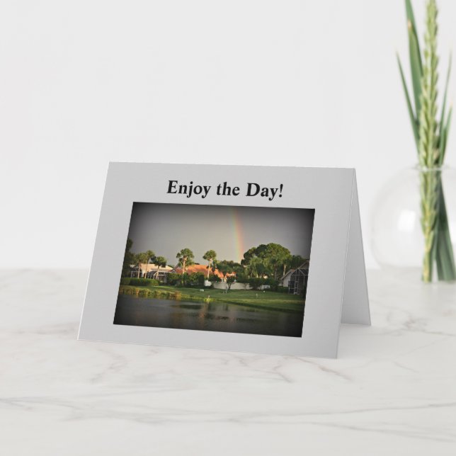 Carte Lac Tropical Rainbow Florida (Devant)