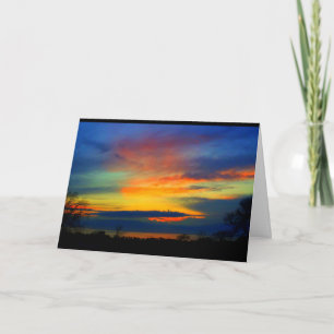 Carte Lac Winnebago Coucher De Soleil Penser À Vous