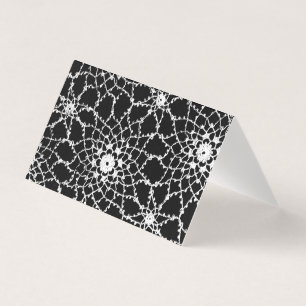 Carte Lace Vintage Noire Et Blanc