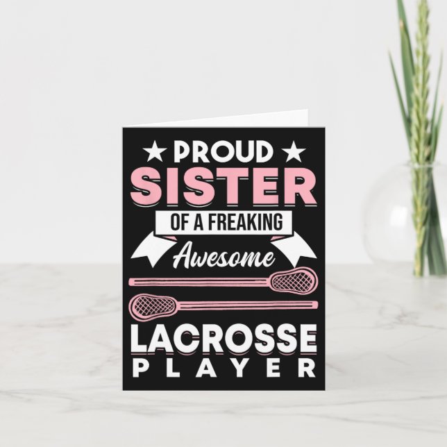 Carte Lacrosse Coach Sister 1 (Devant)