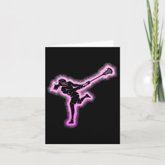 Carte Lacrosse Fille Femmes Jeune Enfants