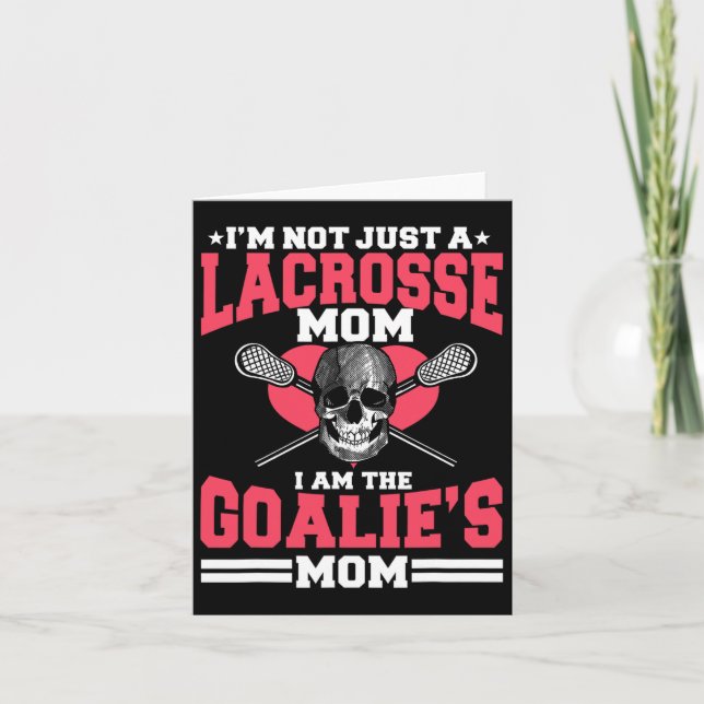 Carte Lacrosse Maman Joueuse Équipe Sport Fête des mères (Devant)