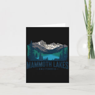 Carte Lacs Mammoth