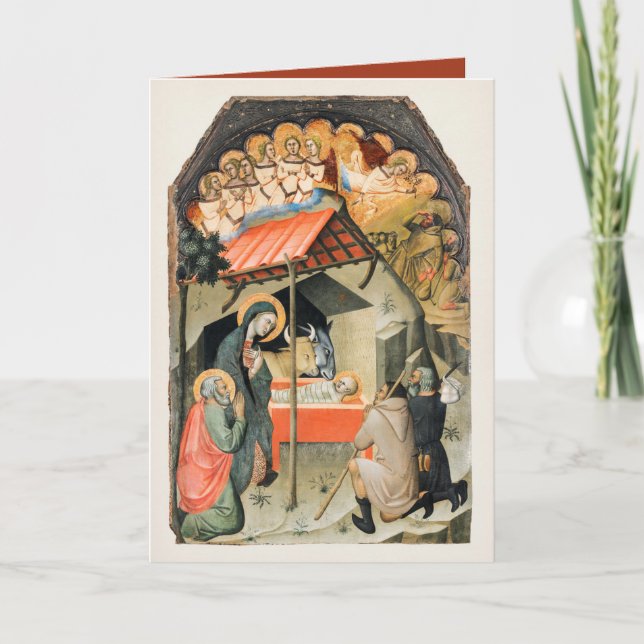 Carte L'adoration des bergers par Bartolo di Fredi (Devant)