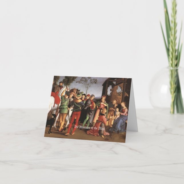 Carte L'Adoration des Mages (Devant)