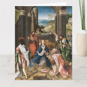 Carte L'Adoration des Vacances Magi-jésus
