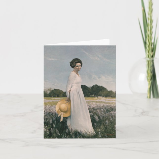 Carte Lady Bird Johnson - Aaron Shikler (1978) (Devant)