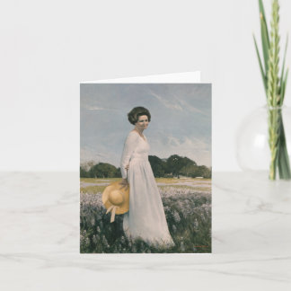Carte Lady Bird Johnson - Aaron Shikler (1978)