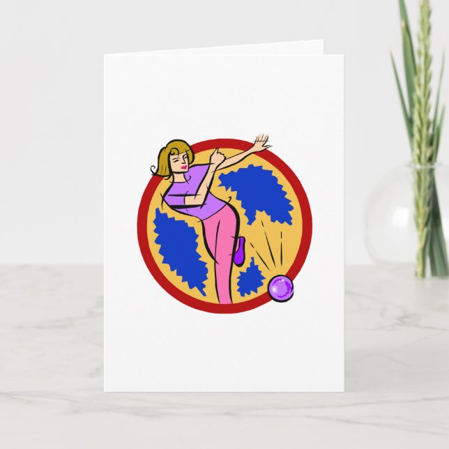 Carte Lady Bowler (Devant)