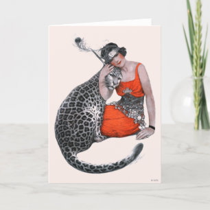Carte Lady et Leopard