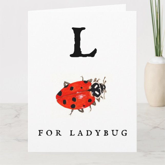 Carte Ladybug (Devant)