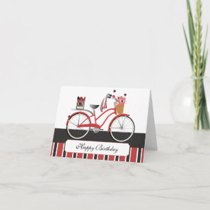 Carte Ladybug Bicycle