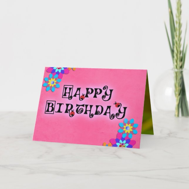 Carte Ladybug dot beetle Office Destiny Destiny Personna (Devant)