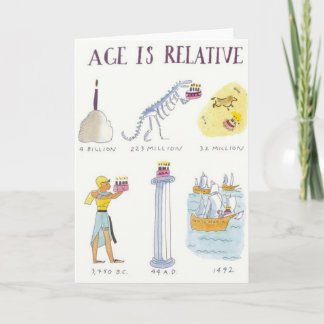 Carte L'âge est relatif