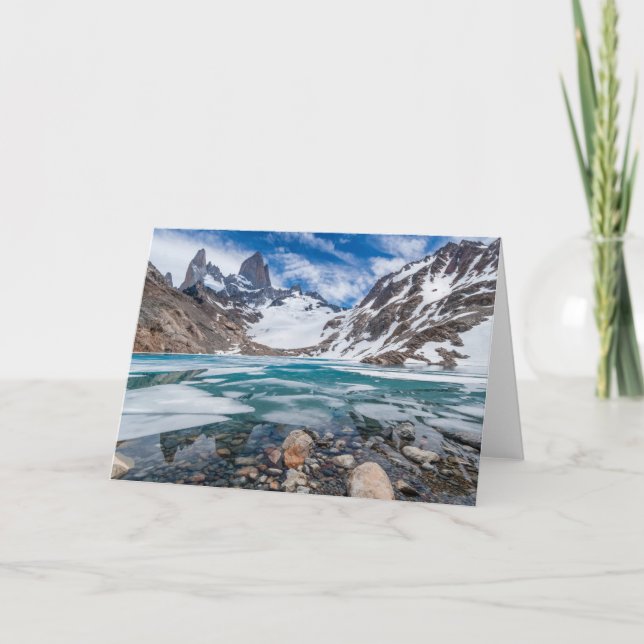 Carte Laguna De Los Tres Et Le Mont Fitzroy (Devant)