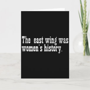 Carte L'aile Est Était L'histoire Des Femmes Maman Grand
